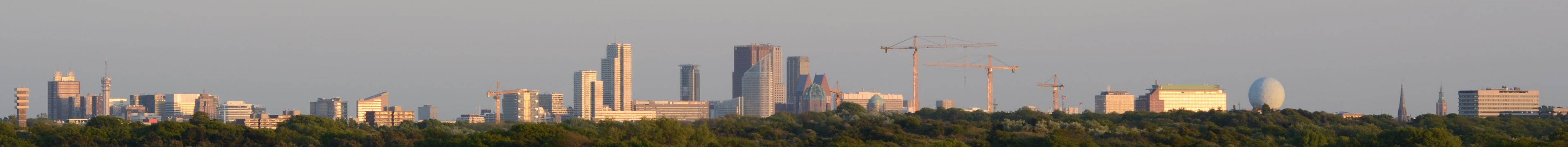 The Hague skyline